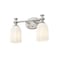 Z-Lite Orion 2 Light Vanity, 13.75in. W x 5.25in. L, Brushed Nickel 1102-2V-BN - alternate 6